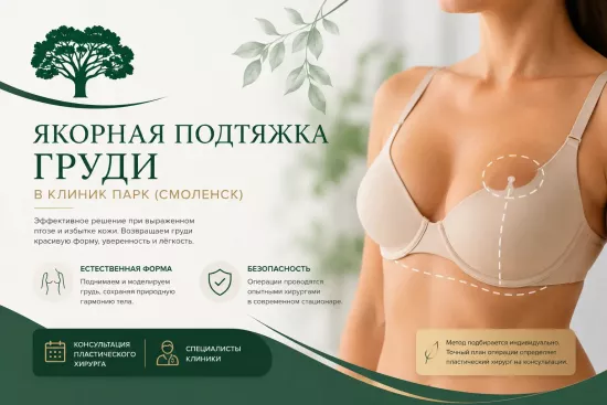 Якорная подтяжка груди в Смоленске Клиник Парк